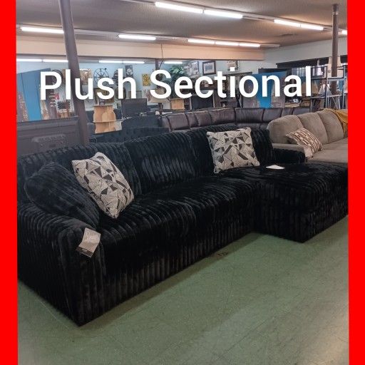 💥 Beautiful Black Sectional