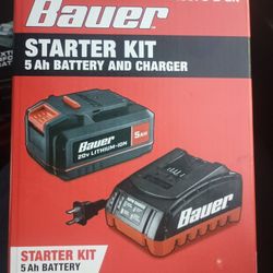 Bauer Battery And Charger Set  X2