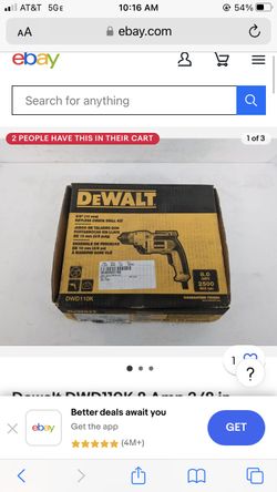 Dewalt Keyless Drill 3/8