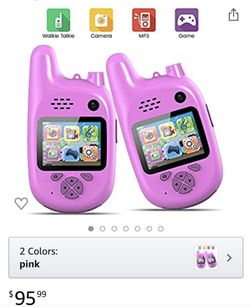 (2) Kids Walkie Talkies