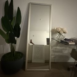 Silver Frame Full Length Mirror