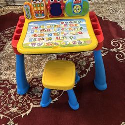 Tech Touch And Learn Activity Desk Deluxe And Phonics Activity Pages