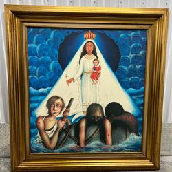 Cuban Art Arte Cubano Felix Gonzalez Los Nuevos Juanes Signed 1994