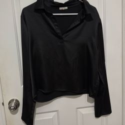 Silk Black Women Size XL 