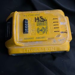 DeWalt 2.0ah 20v Battery (Works Perfect) Batteria De DeWalt