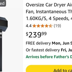 Dryer Air Blower Turbo Fan