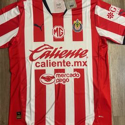 Chivas De Guadalajara Home Soccer Jersy Talla Mediana