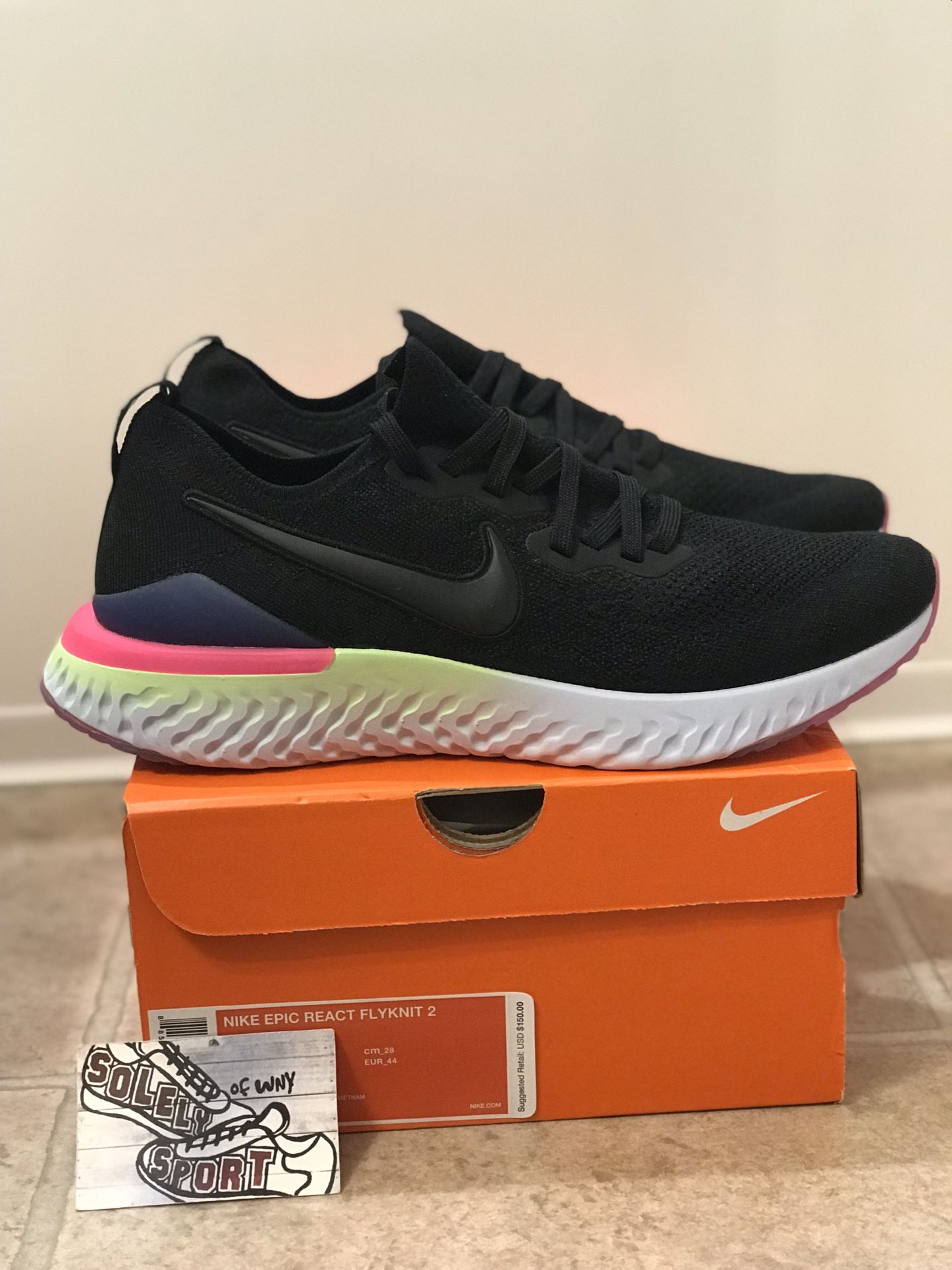 New Nike Epic React Flyknit 2 Running Shoes