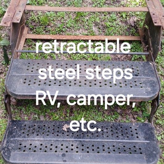 Retractable Steps For Camper, RV, Etc.