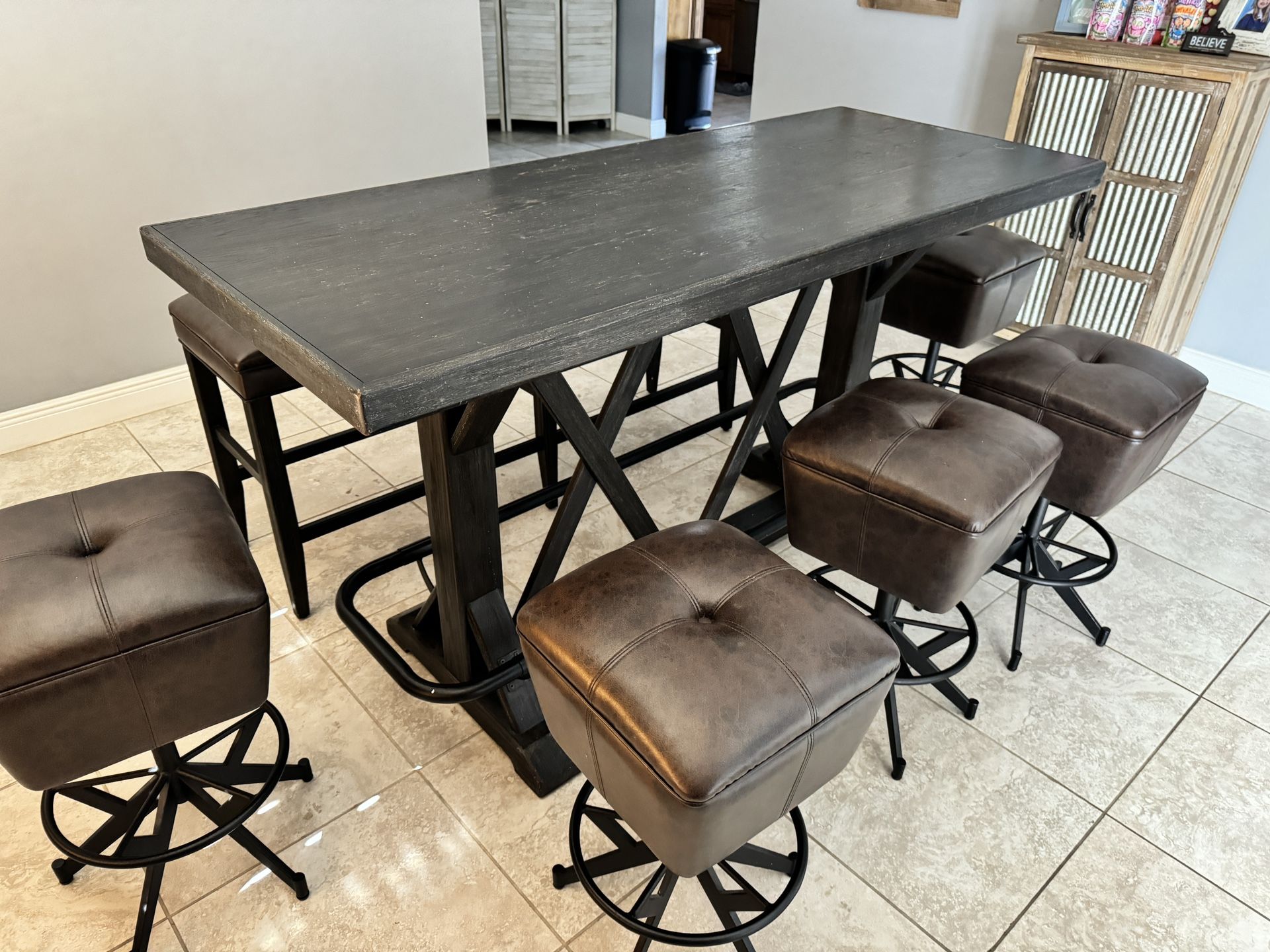 Bar Height Dining Table 