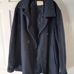 Aeropostale Wool Blend Men's Pea Coat