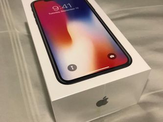 Sealed iphone X iPhone  gb Space Grey for Sale for Sale in
