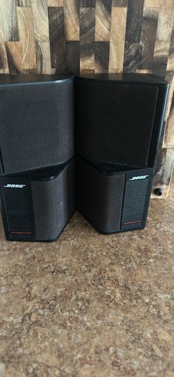 Bose Acoustimass Speaker System Pair of SE-5 Black Shelf Wall Speakers