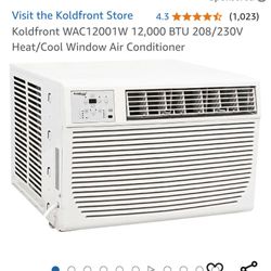 Window Ac. Heat And Cool Air.