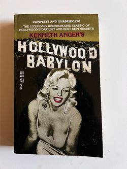 Hollywood Babylon I & II Kenneth Anger PB Books Movie Stars Photos Book