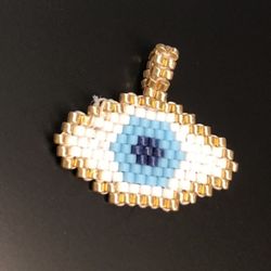 Evil Eye Pendant     Ojo Turco Miyuki