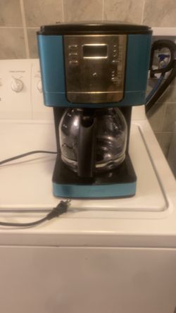 Teal Coffee Machine