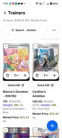 Pokemon: Trainer cards