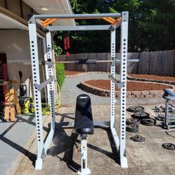 Fitness Geat Full Rack And Weights