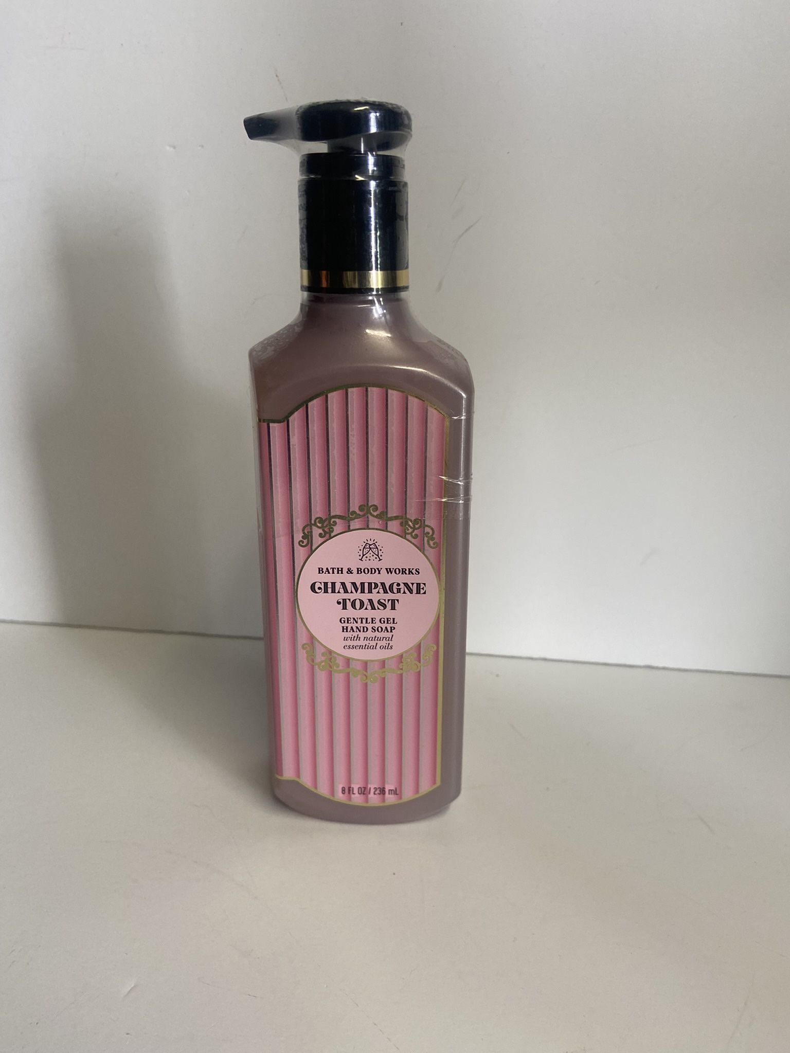 NEW Champagne Toast Gentle Gel Hand Soap 8 oz Bath & Body Works With Pump