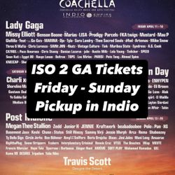 2 GA Wristbands