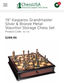 Kasparov Grandmaster Chess Set