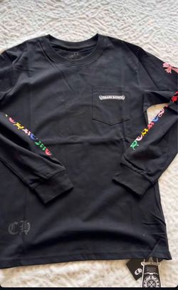 Chrome heart long sleeve tee shirt
