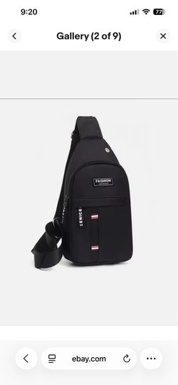 Sling pouch lightweight in black only