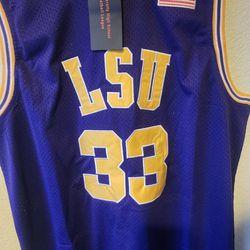 Shaquille O'Neal LSU Basketball Jersey Classic/ Medium 