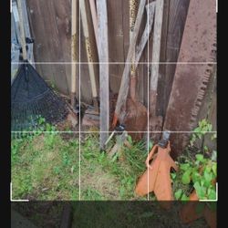 Rakes ,Shovel, Roofing Shovels , Old Saw