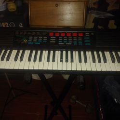 Electric Keyboard With Keyboard Stand