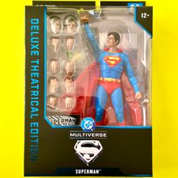 McFarlane Toys DC Multiverse Superman The Movie 1978 Deluxe Theatrical Edition Action Figure