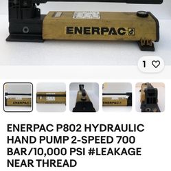 Hand Pump Two SPD 10000 Psi