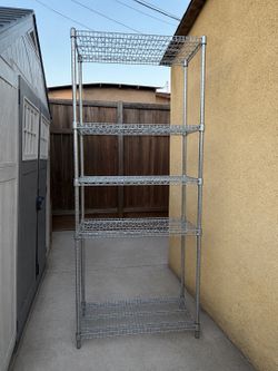 Wire shelving