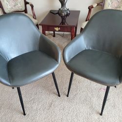 Mid Century Modern Accent Chairs (Set Of 2)
