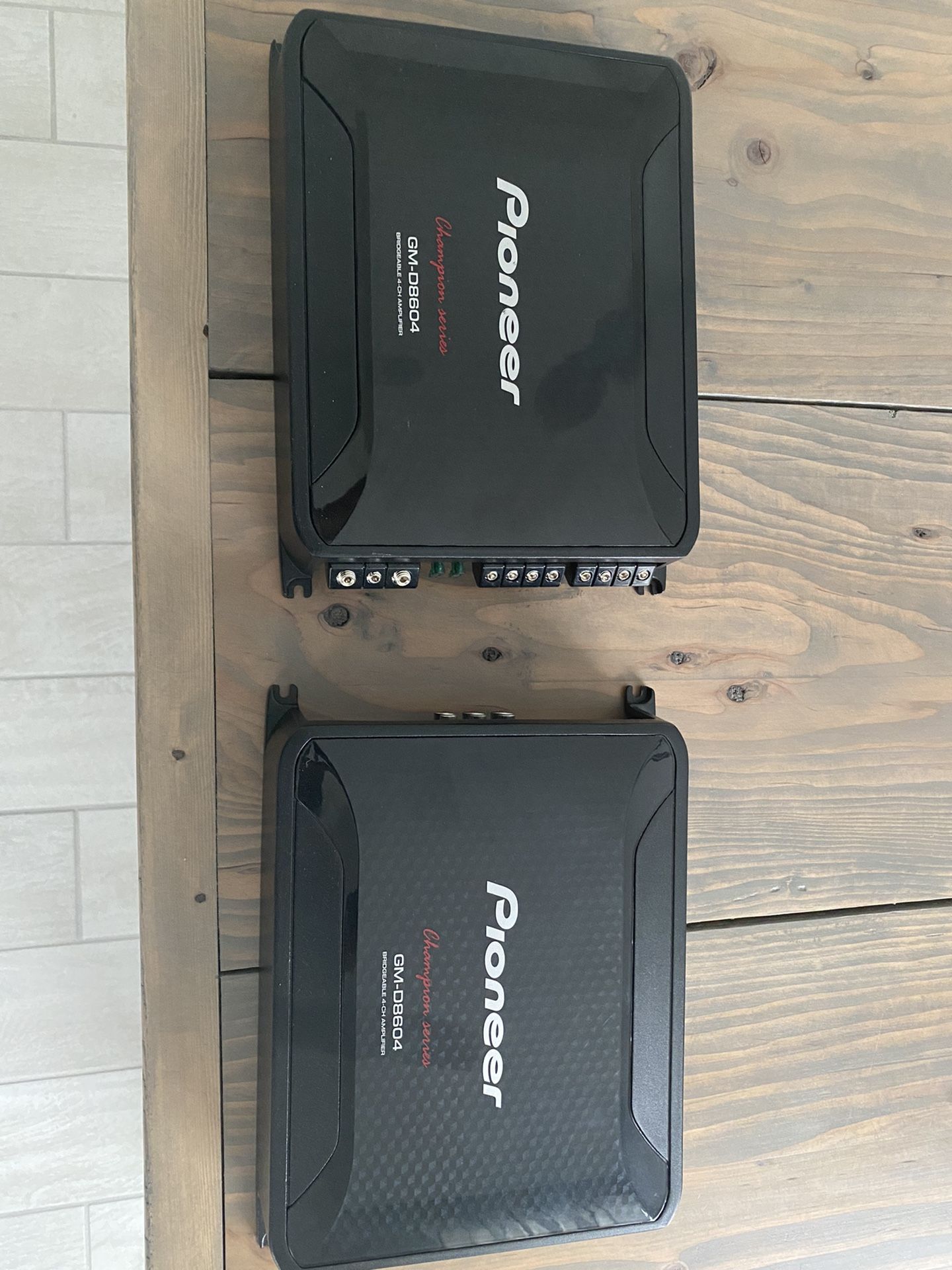 Pioneer 4 Channel Amp (1) GM-D8604 $90Each OBO