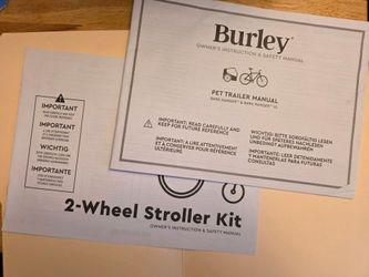 XL dog trailer stroller Burley