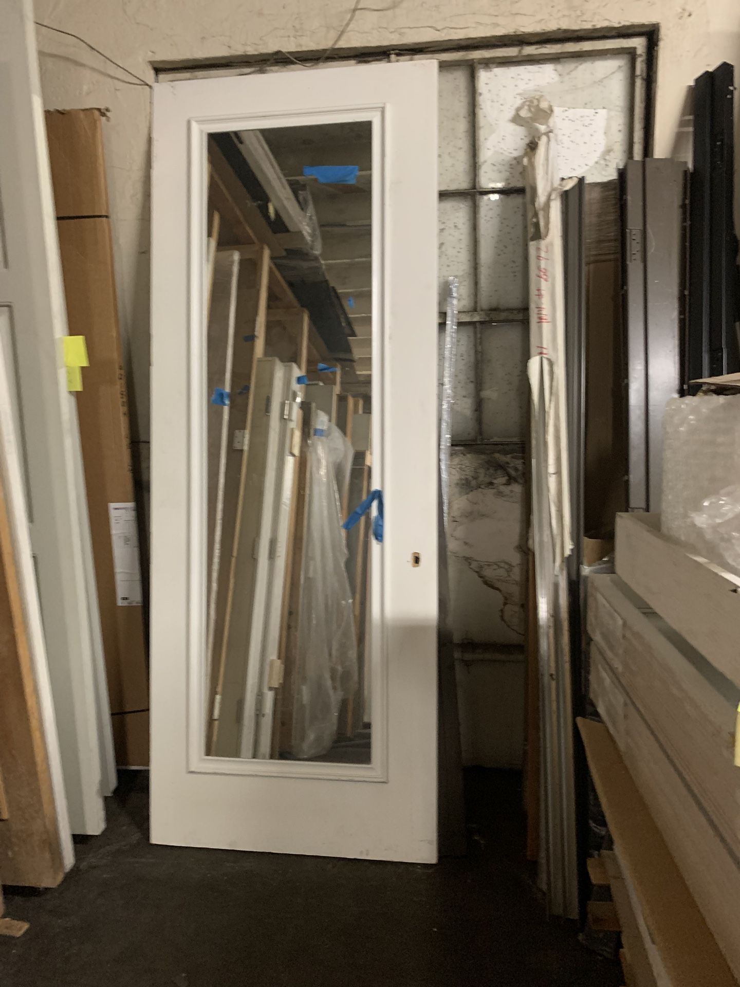 36” wide by 96” high, Interior solid core DOOR only 3/0 x 8/0 36” x 96”