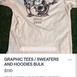 BULK CLOTHING GRAPHIC TEES ETC.