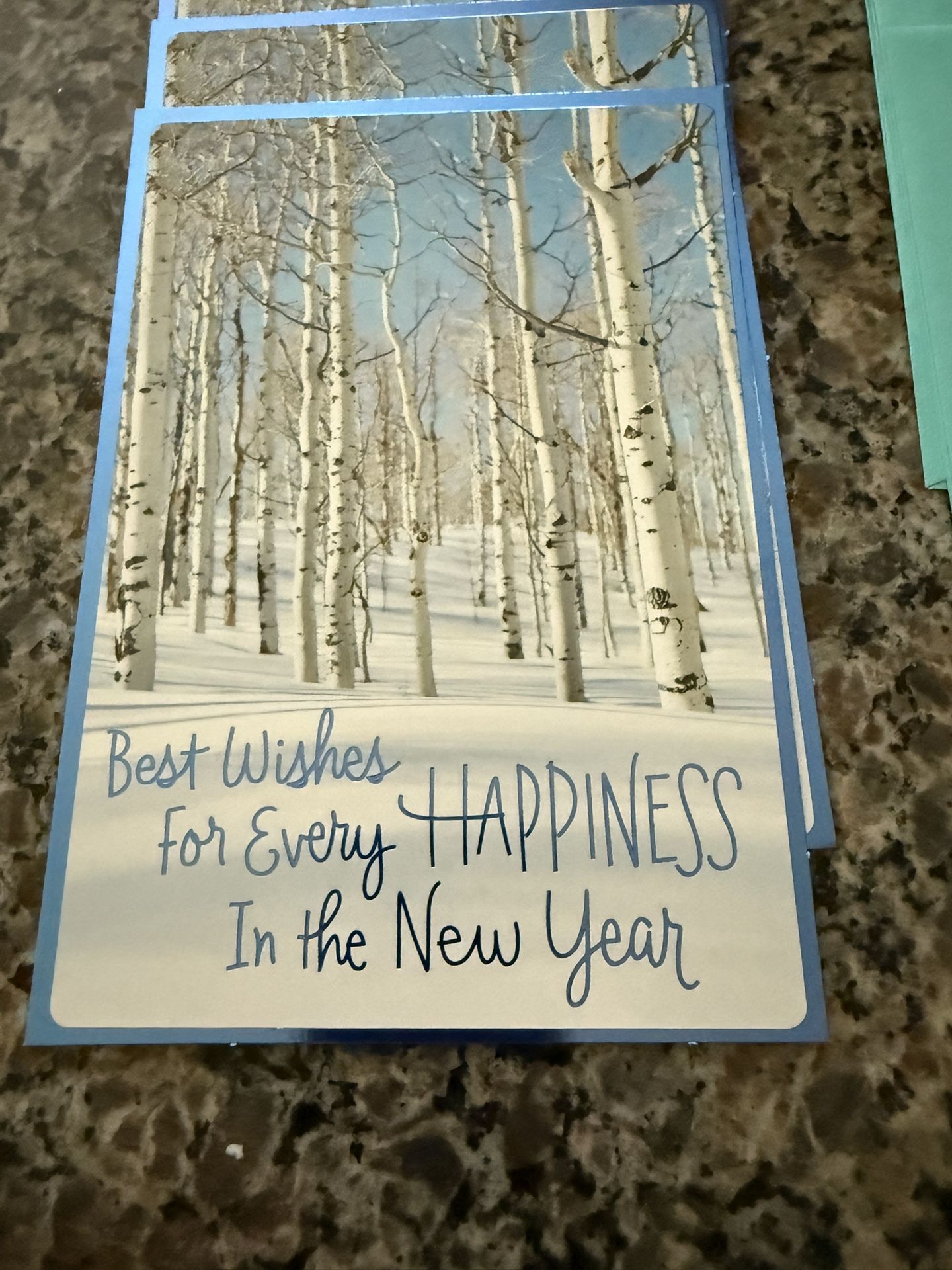 Hallmark New Year Cards - Pack Of 9