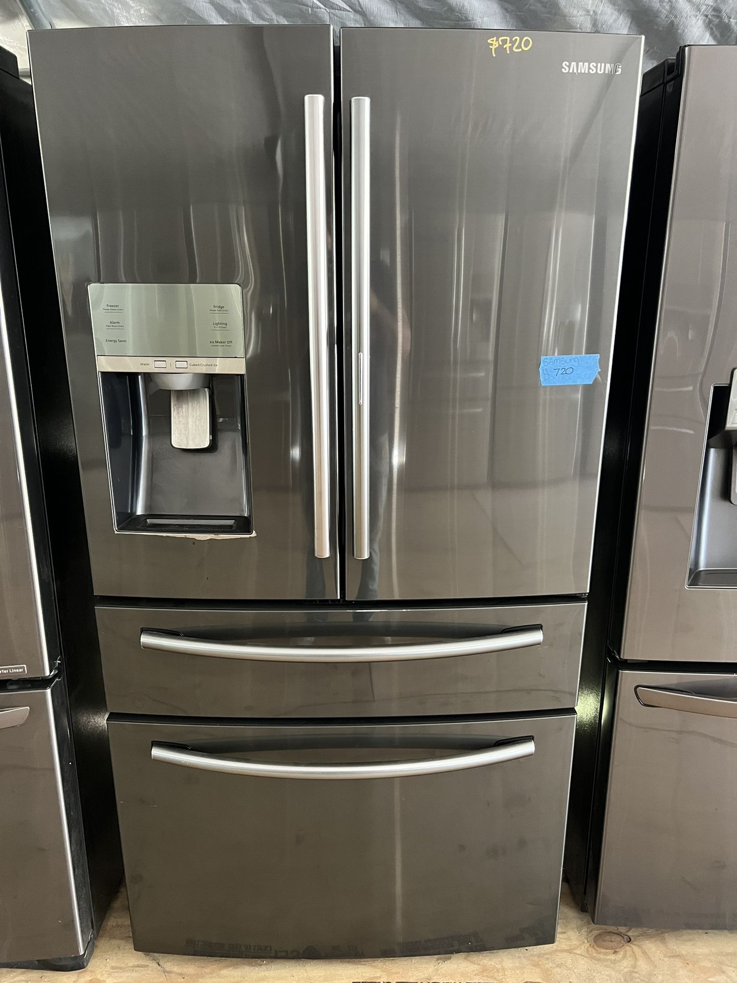 Samsung 4 Door Refrigerator   60 day warranty/ Located at:📍5415 Carmack Rd Tampa Fl 33610📍