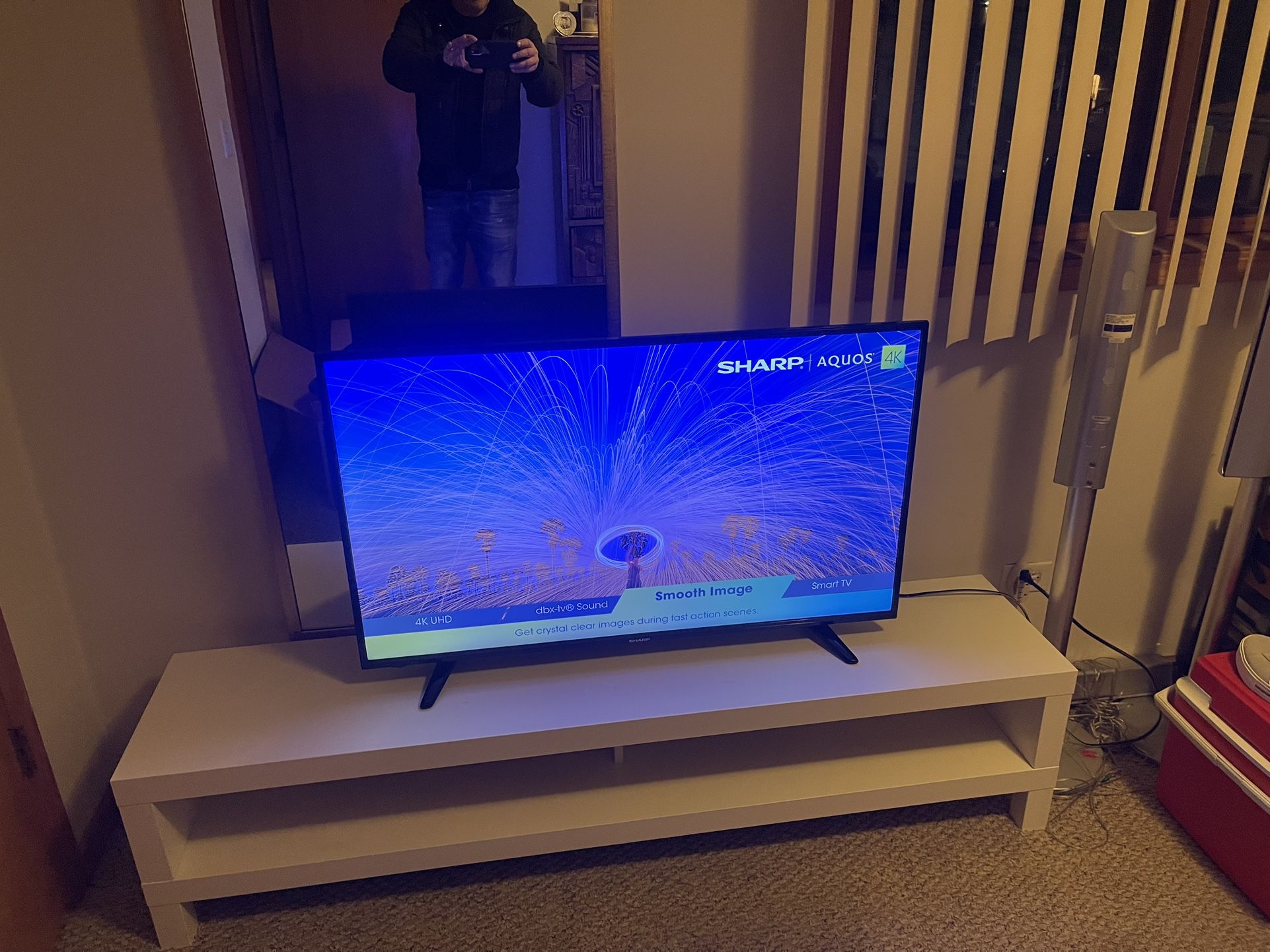 SHARP 4K 40 Inch with TV stand