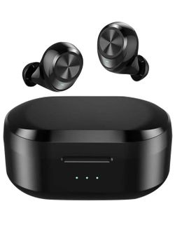 Extolgyy TWS-X20 Binaural Bluetooth 5.0 Stereo Headset with Charging Case (Black)