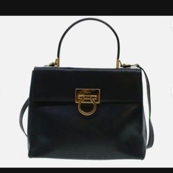 Ferragamo Gancini Hand Bag 