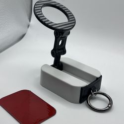 Magnetic Phone Stand with Adjustable Angle & Foldable Design
