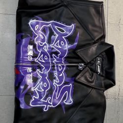 Demons Basement Gengar Leather Jacket 