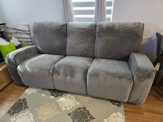 Reclining Leather Sofa 