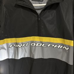 Pink Dolphin Black and Yellow Jacket