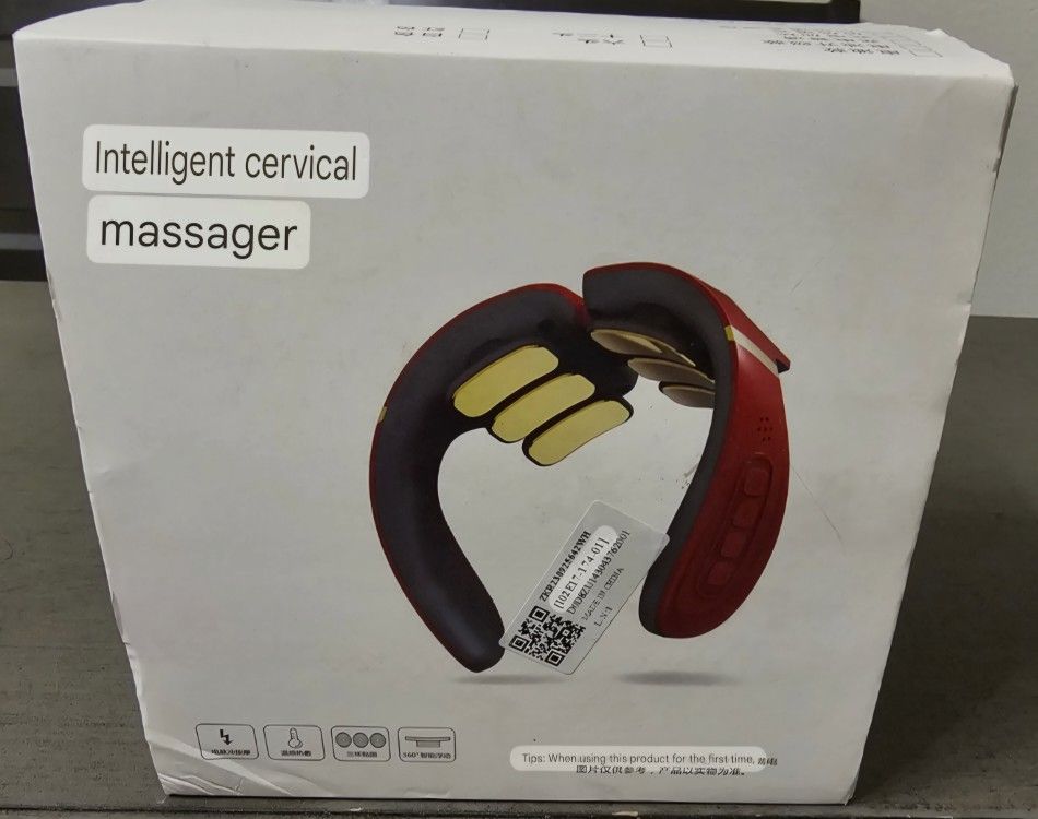 Intelligent Cervical Massager Electromagnetic Neck Massager- White