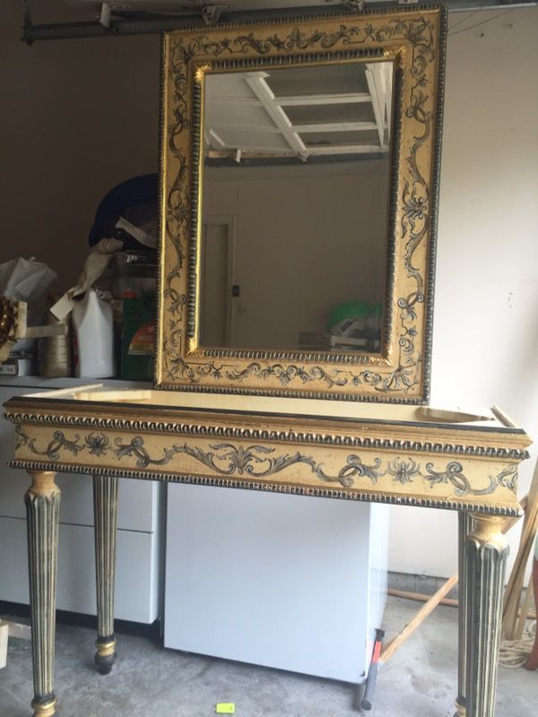 Mirror and stand